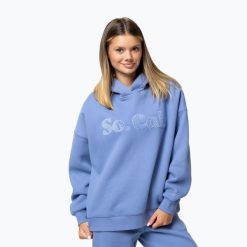 Bluza damska Pitbull So Cal Hooded. Niebieskie bluzy damskie PITBULL, l, bez wzorów, z bawełny, sportowe, bez ramiączek, bez kaptura. Za 209.99 zł.