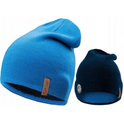 Czapka zimowa Elbrus dwustronna. Niebieskie czapki męskie ELBRUS, na zimę, bez wzorów. Za 48.39 zł.