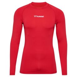Koszulka z długim rękawem sportowa Hummel BL PERFORMANCE TEE 22551. Czerwone bluzy sportowe męskie Hummel, m, bez wzorów, bez kaptura, do koszykówki. Za 177.50 zł.