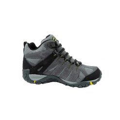 Męskie buty trekkingowe Merrell Men Accentor 2 Vent Mid Wp Turbulence Grey. Szare trekkingi męskie Merrell, z materiału, bez zapięcia. Za 536.99 zł.