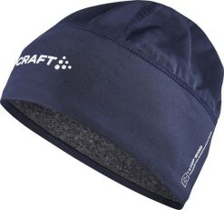 Czapka zimowa Craft Adv Windblock Fleece Hat blaze. Niebieskie czapki damskie Craft, na zimę, bez wzorów, z dzianiny. Za 163.77 zł.