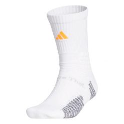 Skarpetki adidas AE. Białe skarpetki damskie Adidas, bez wzorów, z materiału. Za 120.00 zł.