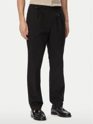Tommy Hilfiger Chinosy Harlem MW0MW43158 Czarny Regular Fit. Czarne eleganckie spodnie męskie Tommy Hilfiger, bez wzorów, z bawełny. Za 529.99 zł.
