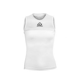 Damski tank top Acerbis Vicky. Białe topy damskie ACERBIS, bez wzorów, eleganckie, bez kołnierzyka, bez ramiączek. Za 135.00 zł.