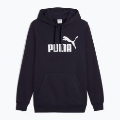 Bluza męska PUMA ESS No. 1 Logo Hoodie TR. Czerwone bluzy męskie Puma, l, bez wzorów, bez kaptura, na fitness i siłownię. Za 179.99 zł.