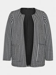 Vero Moda Curve Marynarka Bena 10302003 Czarny Regular Fit. Czarne marynarki i żakiety damskie Vero Moda Curve, bez wzorów, z syntetyku, bez kołnierzyka, bez ramiączek. Za 169.99 zł.