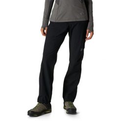 Damskie spodnie turystyczne Mountain Hardwear Strech Ozonic. Czarne spodnie sportowe damskie MOUNTAIN HARDWEAR, bez wzorów, sportowe, trekkingowe. Za 729.00 zł.