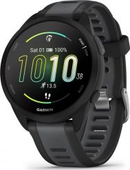 Zegarek sportowy Garmin Forerunner 165 Music Czarny (010-02863-30). Czarne zegarki sportowe Garmin, bez wzorów. Za 1,480.99 zł.
