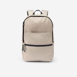 Plecak z przegrodą na laptopa 23 l. Brązowe plecaki męskie Decathlon, bez wzorów, z materiału, klasyczne. Za 129.99 zł.
