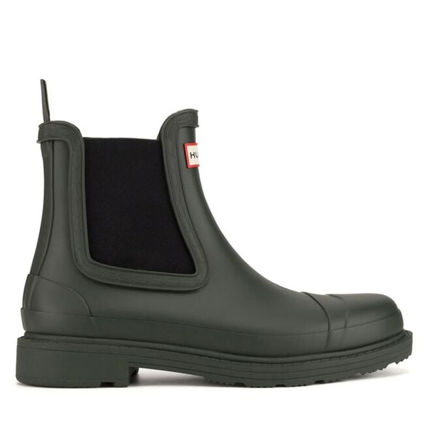 Kalosze Hunter. Brązowe kalosze damskie Hunter, bez wzorów, bez zapięcia. Za 399.99 zł.