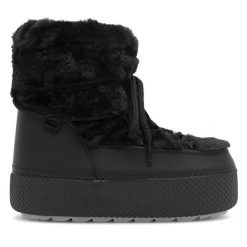 Śniegowce Jenny Fairy. Czarne śniegowce damskie Jenny Fairy, bez zapięcia. Za 179.99 zł.