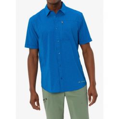 Koszula turystyczna męska Vaude Seiland Shirt IV. Niebieskie koszule męskie Vaude, m, bez wzorów, casualowe, bez kołnierzyka, bez ramiączek. Za 282.99 zł.