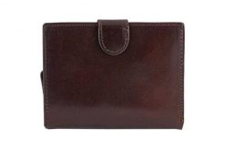 Portfel skórzany BARBERINI'S c. brązowy 8075-11. Brązowe portfele damskie Barberinis, ze skóry. Za 159.99 zł.