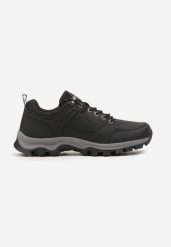 Czarne Płaskie Sznurowane Buty Trekkingowe Evilore. Czarne trekkingi męskie Born2be, z jeansu, bez zapięcia. Za 159.99 zł.