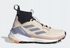 Buty turystyczne damskie adidas TERREX Free Hiker 2 - orange/sand/silver violet. Pomarańczowe obuwie trekkingowe damskie GRONELL, bez zapięcia. Za 816.99 zł.