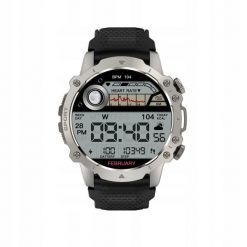 Zegarek smartwatch Kiano Watch Sport Silver, srebrny męski, bluetooth, NFC. Szare zegarki męskie Kiano, bez wzorów, srebrne. W wyprzedaży za 129.00 zł.