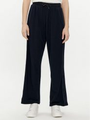 Tommy Hilfiger Spodnie dresowe UW0UW04771 Granatowy Relaxed Fit. Niebieskie spodnie dresowe damskie Tommy Hilfiger, bez wzorów, z dresówki. Za 269.99 zł.