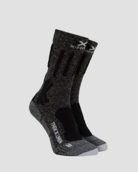 Skarpety trekkingowe X-Socks Trek X Linen. Szare skarpety męskie X-Socks, bez wzorów, ze lnu. Za 75.00 zł.