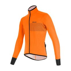 Kurtka rowerowa męska Santini Guard Nimbus. Brązowe kurtki męskie SANTINI, m, bez wzorów, bez kaptura, rowerowe. Za 399.99 zł.