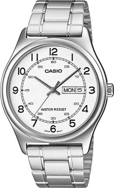 Zegarek Casio ZEGAREK MĘSKI CASIO MTP-V006D-7B2 (zd210e) + BOX. Zegarki męskie Casio, bez wzorów. Za 163.73 zł.