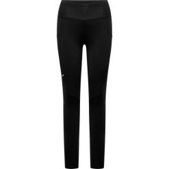 Damskie legginsy Salewa Pedroc Hyb Tight. Czarne legginsy damskie Salewa, bez wzorów, z elastanu. Za 423.50 zł.