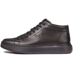 Geox tenisówki męskie Deiven 40 czarny. Czarne trampki męskie Geox, bez wzorów, z materiału, bez zapięcia. W wyprzedaży za 397.00 zł.