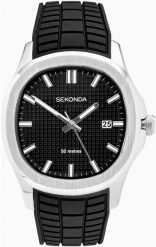 Zegarek męski Sekonda 30274 czarny. Czarne zegarki męskie Sekonda, bez wzorów. Za 292.00 zł.