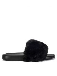 DeeZee Klapki WFA2783-1 Czarny. Czarne klapki damskie DeeZee, bez wzorów, z syntetyku, bez obcasa, bez zapięcia. Za 59.99 zł.