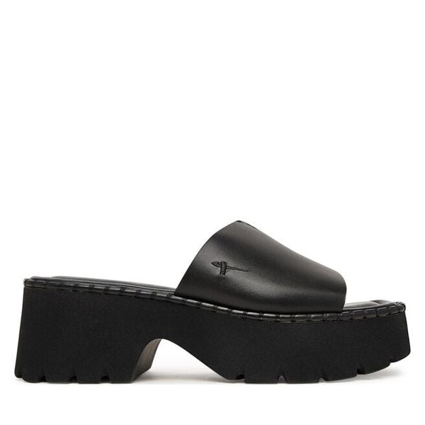 Klapki Tamaris. Czarne klapki damskie Tamaris, bez wzorów, bez obcasa, bez zapięcia. Za 233.99 zł.