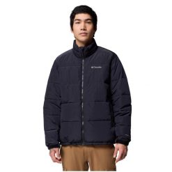 Kurtka sportowa męska Pike Lake Novelty Jacket. Czarne kurtki sportowe męskie Columbia, m, bez wzorów, z materiału, bez kaptura, trekkingowe. Za 549.99 zł.
