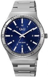 Zegarek męski QQ Q70B-005P srebrny. Szare zegarki męskie Q&Q, bez wzorów, srebrne. Za 199.00 zł.