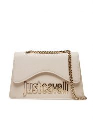 Just Cavalli Torebka 78RA4BB7 ZS766 Écru. Torebki wizytowe damskie Just Cavalli, bez wzorów, ze skóry, bez dodatków. Za 459.99 zł.