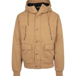 Parka Urban Classic hooded cotton. Brązowe parki męskie Urban Classics, na zimę, m, bez wzorów, bez kołnierzyka, bez kaptura. Za 379.00 zł.