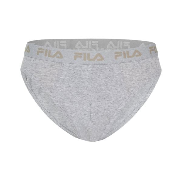 Męskie bokserki Fila szare - Oddychające i wygodne XL. Szare bokserki męskie Fila, bez wzorów, z bawełny. Za 121.99 zł.