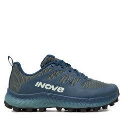 Buty do biegania Inov-8. Niebieskie obuwie sportowe damskie Inov-8, bez wzorów, bez zapięcia, do biegania. Za 419.99 zł.