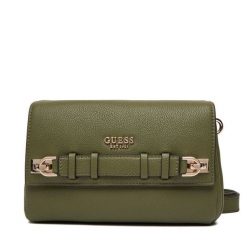 Torebka Guess. Zielone listonoszki damskie Guess, z aplikacjami, bez dodatków. Za 469.99 zł.