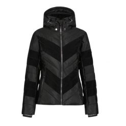 Damska kurtka narciarska Luhta. Czarne kurtki sportowe damskie Luhta, na zimę, l, bez wzorów, z materiału, bez ramiączek, bez kaptura, do jazdy konnej. Za 1,396.99 zł.