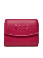 TOUS Portfel Pocket Tous Bloom 2002204225 Różowy. Czerwone portfele damskie tous, ze skóry. Za 249.99 zł.