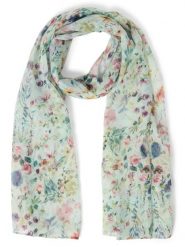 Marie Lund Szalik damski Kobiety zielony|wielokolorowy wzorzysty, ONE SIZE. Zielone szaliki damskie Marie Lund, bez wzorów, z syntetyku. Za 149.95 zł.