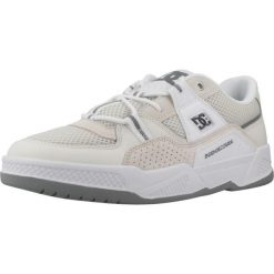 Buty DC CONSTRUCT Biały. Białe buty zimowe męskie DC Shoes, bez wzorów, ze skóry, bez obcasa, bez zapięcia. Za 287.99 zł.