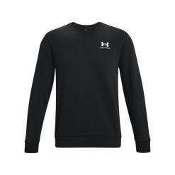 Bluza Under Armour Essential Fleece. Białe bluzy sportowe męskie Under Armour, m, bez wzorów, bez kaptura. W wyprzedaży za 232.50 zł.