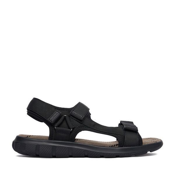 Sandały Nautica. Czarne sandały męskie Nautica, bez wzorów, bez zapięcia. Za 129.99 zł.