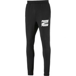 Puma Rebel Spodnie dresowe Czarny. Czarne spodnie sportowe męskie Puma, xl, bez wzorów, z bawełny. Za 223.95 zł.