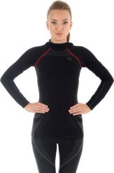 Brubeck Bluza damska z kapturem FITNESS czarna r. XL (LS11360). Czarne bluzy damskie Brubeck, xl, bez wzorów, bez ramiączek, z kapturem. Za 99.02 zł.
