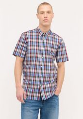 MĘSKA KOSZULA MUSTANG Baltimore Summer Check Multi Blue 1015237 12597. Niebieskie koszule męskie Mustang, na lato, l, bez wzorów, z bawełny, klasyczne, bez kołnierzyka, bez ramiączek. Za 89.99 zł.