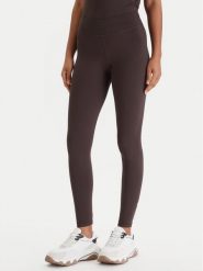 Guess Legginsy V6RB11 KD952 Brązowy Slim Fit. Brązowe legginsy damskie Guess, z aplikacjami, z syntetyku. Za 279.99 zł.