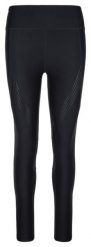 Damskie legginsy do biegania KILPI GEARS-W. Czarne legginsy damskie Kilpi, bez wzorów, z materiału. Za 215.49 zł.