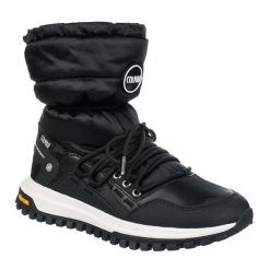 Buty Śniegowce damskie COLMAR WARMER PLAIN wodoodporne ocieplane. Czarne obuwie trekkingowe damskie Colmar, z materiału, bez zapięcia. Za 249.00 zł.