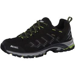 Buty turystyczne męskie Meindl Caribe z membraną Gore-Tex. Czarne buty zimowe męskie MEINDL, bez wzorów, z gore-texu, bez obcasa, bez zapięcia. Za 849.00 zł.