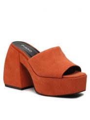 Pinko Klapki Margaux Wedge PE 23 BLKS1 100653 A0N8 Pomarańczowy. Brązowe klapki damskie Pinko, bez wzorów, ze skóry, bez obcasa, bez zapięcia. Za 1,619.00 zł.